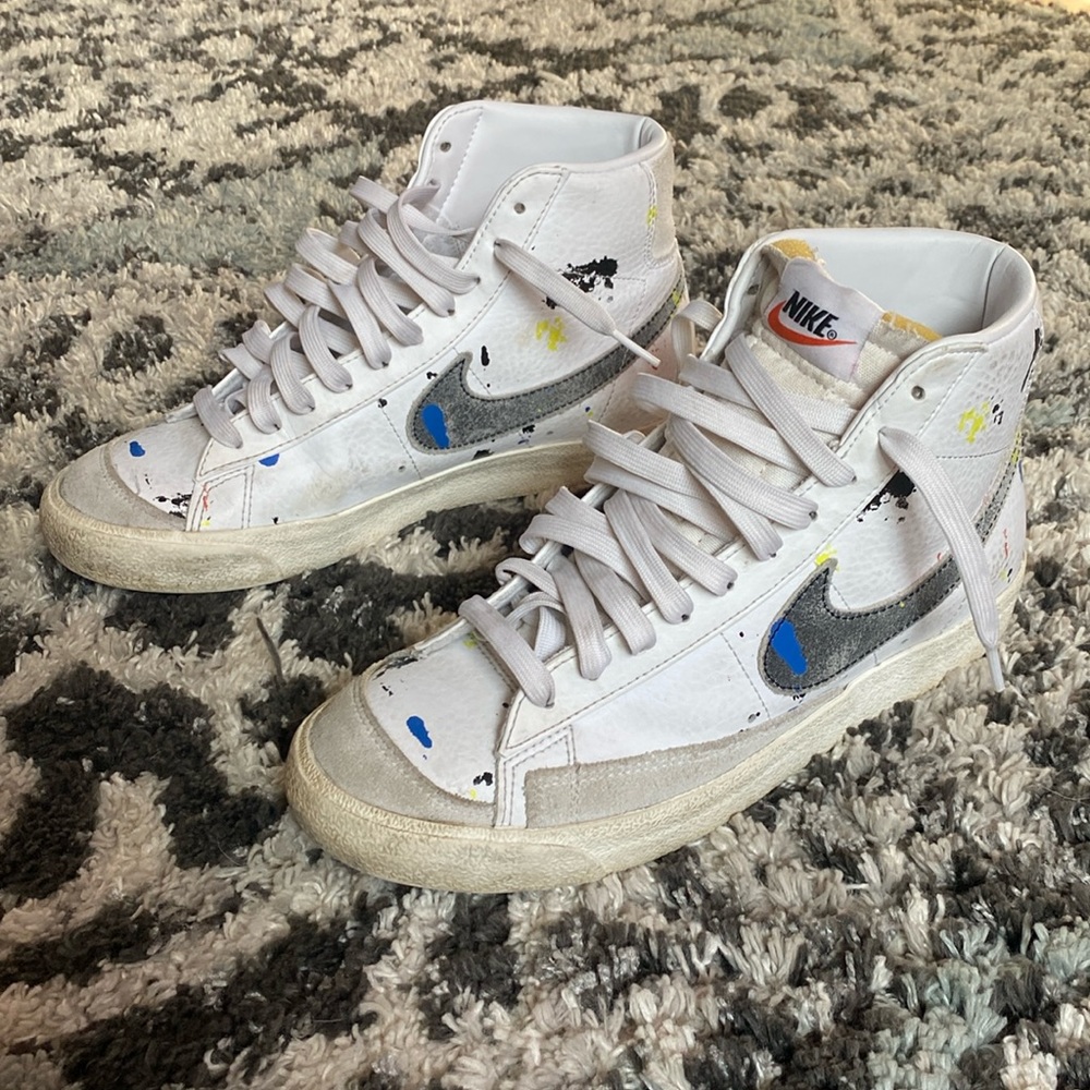 Men’s Paint Splattered Nike Blazers